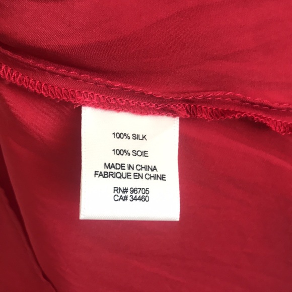 Rebecca Taylor Real Silk Button Front Top - Picture 4 of 5